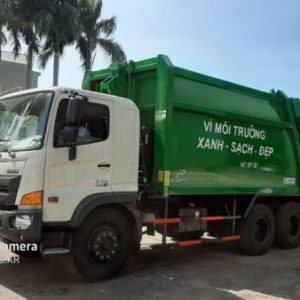 Xe Cuốn Ép Rác Hino Fm - 22 Khối